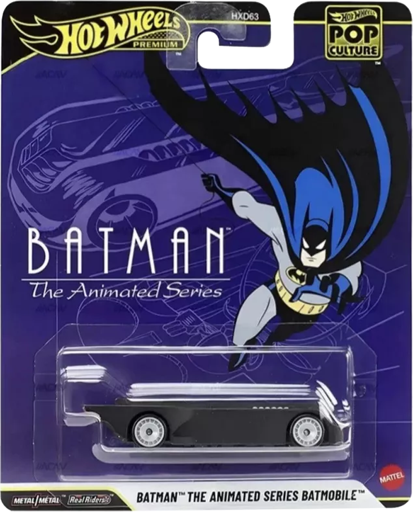 HOT WHEELS PREMIUM POP CULTURE - BATMAN THE ANIMATED SERIES BATMOBILE