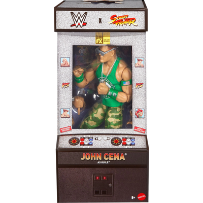 WWE X STREET FIGHTER ELITE COLLECTION - JOHN CENA AS GUILE - Toyworld Frankston