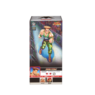 WWE X STREET FIGHTER ELITE COLLECTION - JOHN CENA AS GUILE - Toyworld Frankston