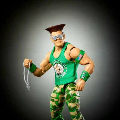 WWE X STREET FIGHTER ELITE COLLECTION - JOHN CENA AS GUILE - Toyworld Frankston