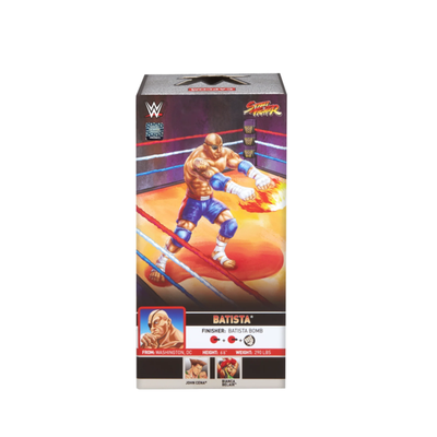 WWE X STREET FIGHTER ELITE COLLECTION - BATISTA AS SAGAT - Toyworld Frankston