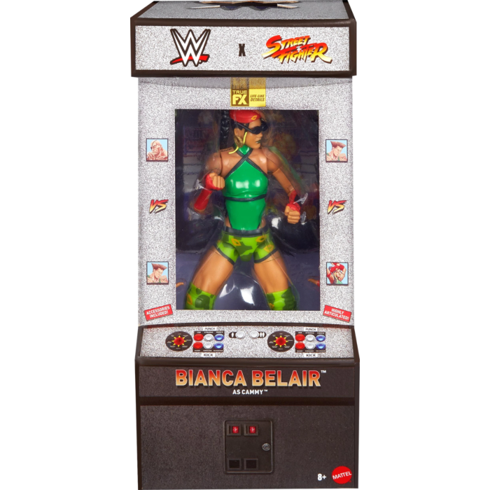 WWE X STREET FIGHTER ELITE COLLECTION - BIANCA BELAIR AS CAMMY - Toyworld Frankston