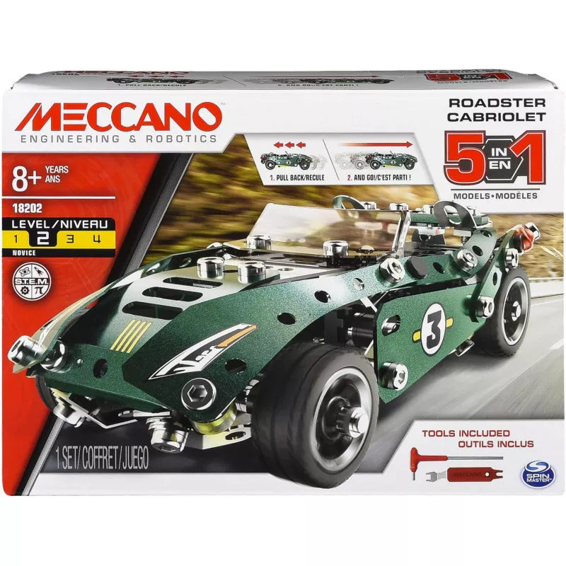 MECCANO 5 MULTI MODEL SET - ROADSTER