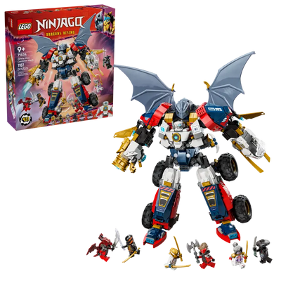 LEGO 71834 NINJAGO ZANE'S ULTRA COMBINER MECH - Toyworld Frankston