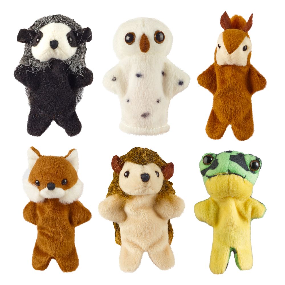 LIVING NATURE SMOLS WILDLIFE FINGER PUPPETS - Toyworld Frankston