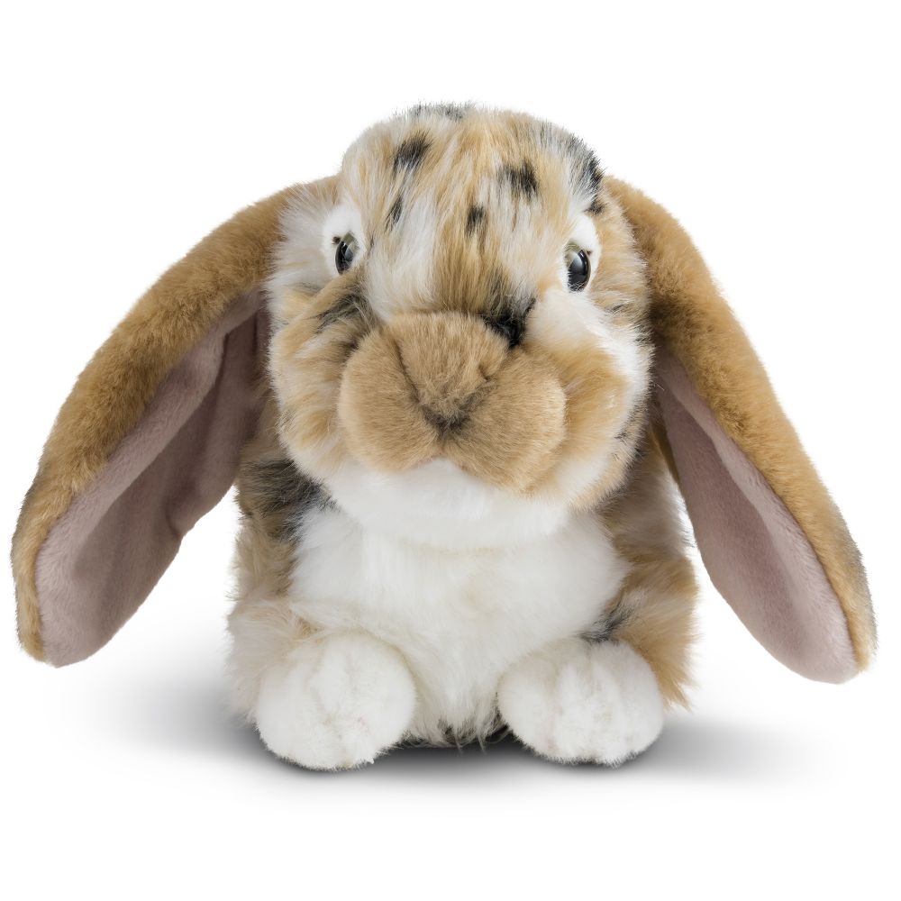 LIVING NATURE -  BROWN DUTCH LOP EARED RABBIT PLUSH 25CM