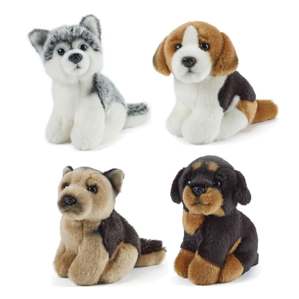 LIVING NATURE MINIATURE DOGS PLUSH 13CM