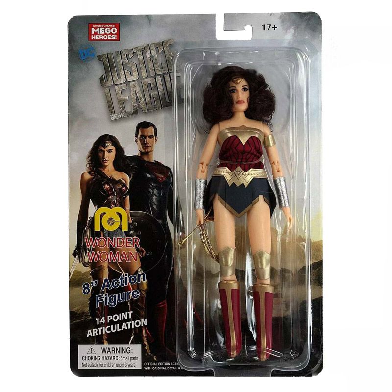 MEGO MOVIE LEGENDS JUSTICE LEAGUE WONDER WOMAN COLLECTIBLE 8" FIGURE - Toyworld Frankston