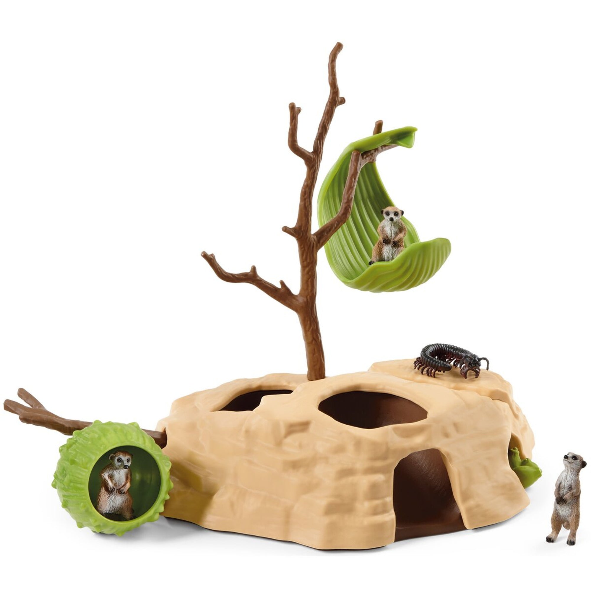 SCHLEICH - WILD LIFE - MEERKAT HANGOUT