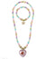 PINK POPPY LITTLE MERMAID PEARL NECKLACE AND BRACELET SET