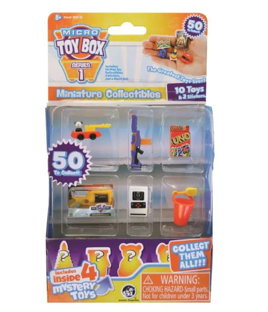 MICRO TOYBOX SERIES 1 10 PC WINDOW BOX - Toyworld Frankston