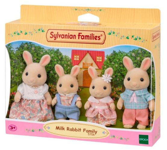 SYLVANIAN FAMILIES - MILK  RABBIT FAMILY - Toyworld Frankston