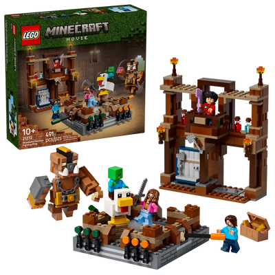 LEGO MINECRAFT 21272 WOODLAND MANSION FIGHTING RING