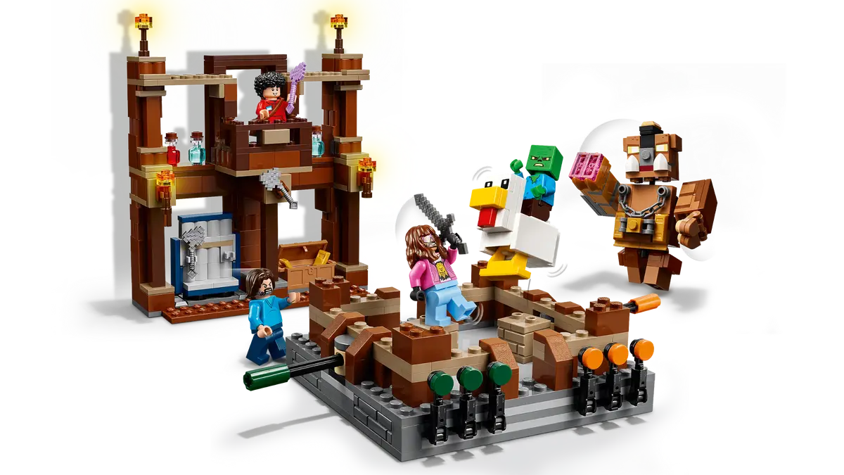 LEGO MINECRAFT 21272 WOODLAND MANSION FIGHTING RING