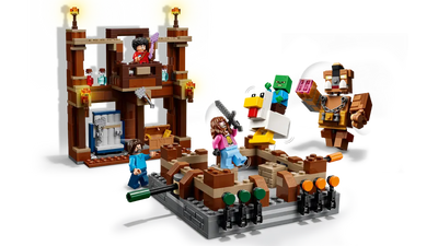 LEGO MINECRAFT 21272 WOODLAND MANSION FIGHTING RING