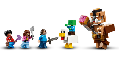 LEGO MINECRAFT 21272 WOODLAND MANSION FIGHTING RING