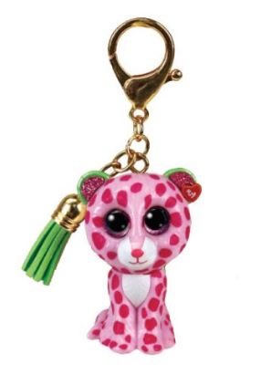 TY BEANIE BOO MINI CLIP GLAMOUR - LEOPARD - Toyworld Frankston