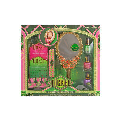 WICKED LIGHT UP MIRROR AND NAILS GIFT SET - Toyworld Frankston
