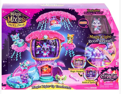 MAGIC MIXIES S3 - MAGIC LIGHT UP TREEHOUSE - Toyworld Frankston