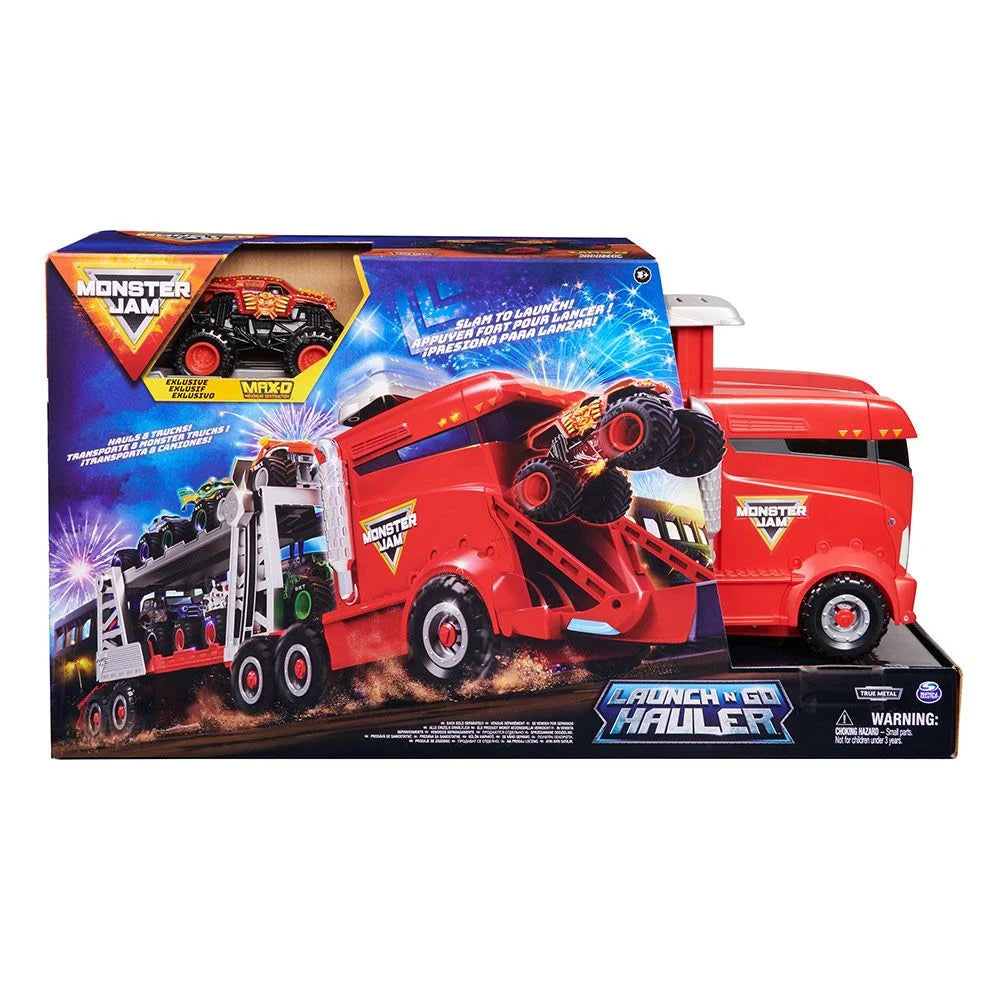 MONSTER JAM 1:64 LAUNCH N GO HAULER - Toyworld Frankston
