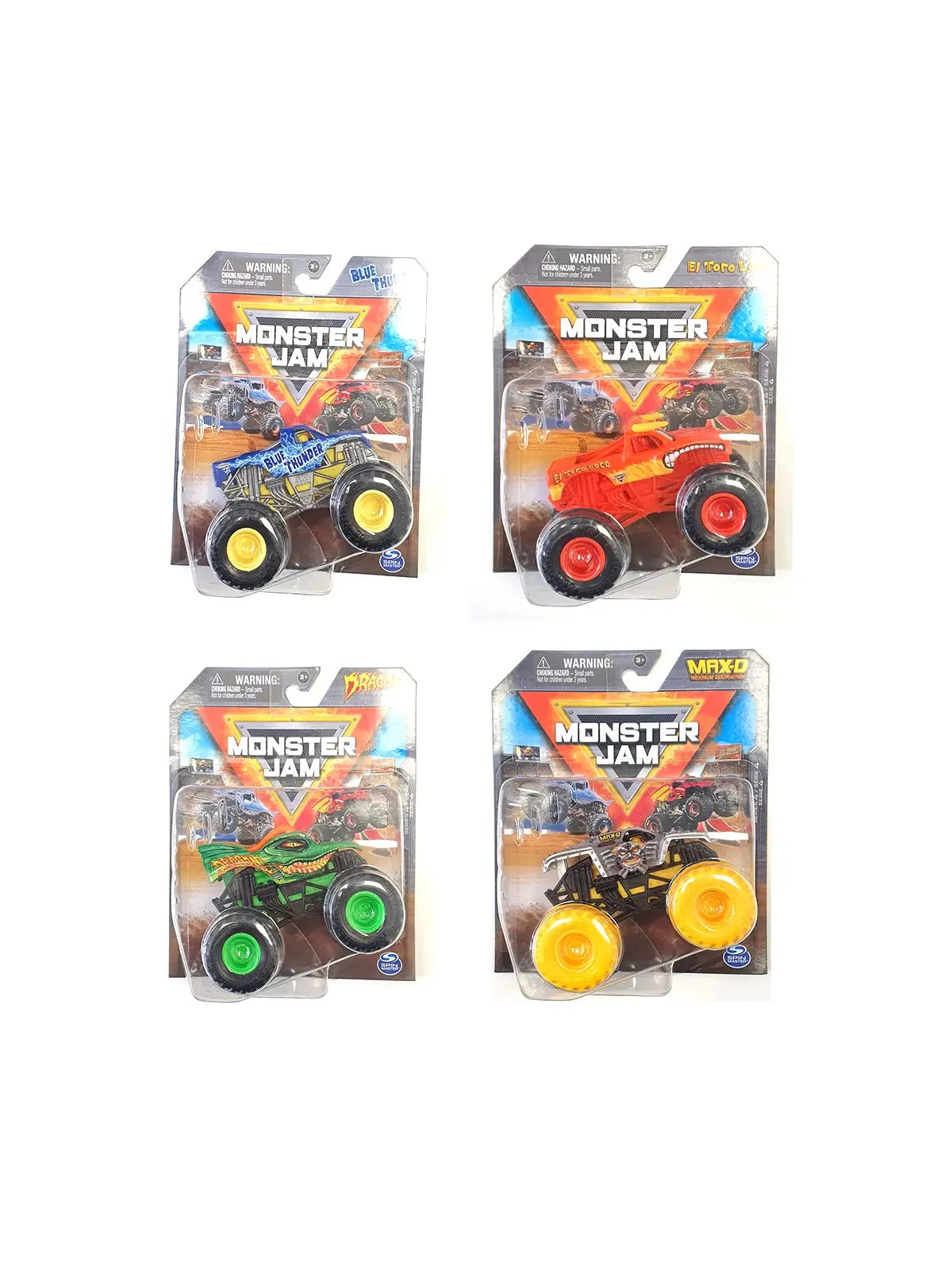 MONSTER JAM - 1:64 DIECAST SINGLE VEHICLE ASSORTED - Toyworld Frankston