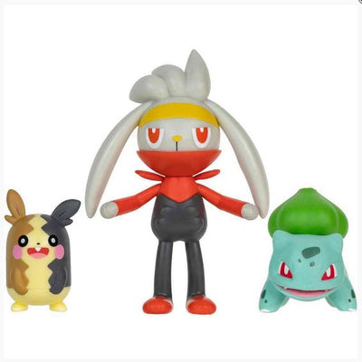 POKEMON BATTLE FIGURE FIGS ASST MORPEKO, RABOOT, BULBASAUR - Toyworld Frankston