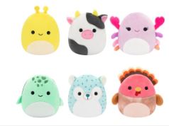 SQUISHMALLOWS - MICROMALLOWS 2.5 INCH 6 PACK - CAILEY, HASANI, CONNOR, ZARINA, GAVI, COLE - Toyworld Frankston