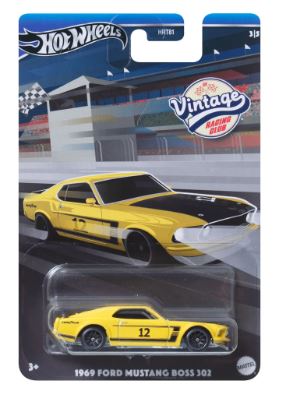 HOT WHEELS VINTAGE RACING CLUB - 1969 FORD MUSTANG BOSS 302 - Toyworld Frankston
