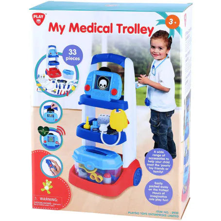 PLAYGO MY MEDICAL TROLLEY B/O - Toyworld Frankston