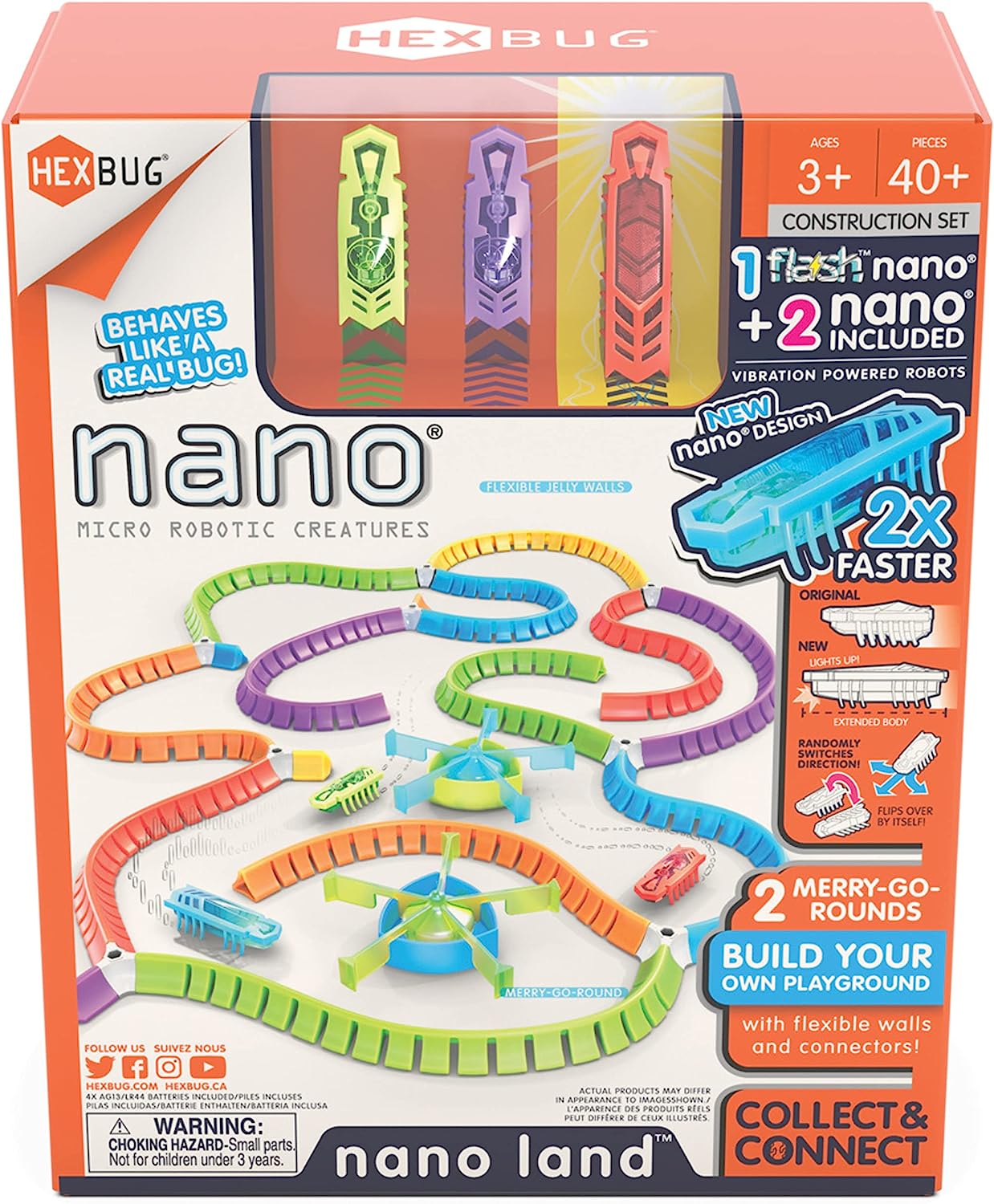 HEXBUG FLASH NANO LAND SMALL SET - Toyworld Frankston