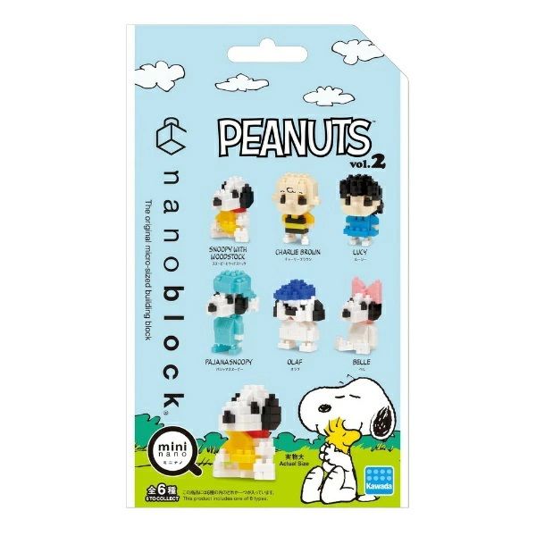 NANOBLOCK MINI PEANUTS VOL.2 MYSTERY BAG - Toyworld Frankston