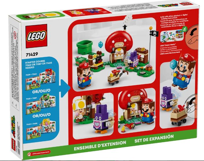 LEGO 71429 SUPER MARIO - NABBIT AT TOADS SHOP EXPANSION SET