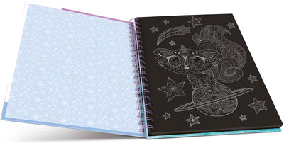 NEBULOUS STARS - BLACK PAGES COLOURING BOOK - Toyworld Frankston