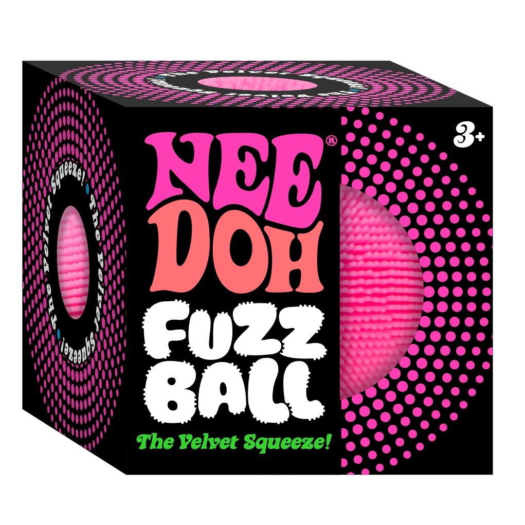 NEE DOH - FUZZ BALL THE VELVET SQUEEZE - Toyworld Frankston