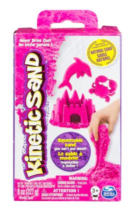 KINETIC SAND 8OZ BOX NEON PINK - Toyworld Frankston