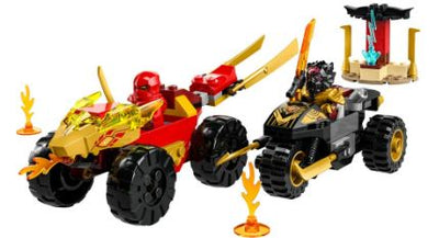 LEGO 71789 NINJAGO - KAIAND RAS'S CAR AND BIKE BATTLE - Toyworld Frankston