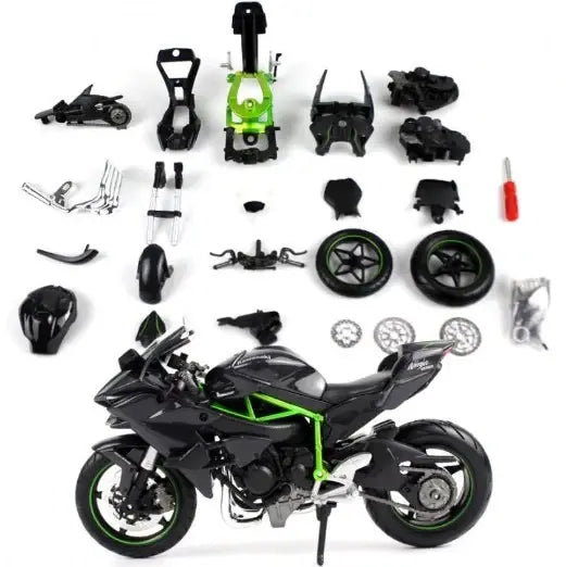 MAISTO MOTORCYCLES 1:12 ASSEMBLY LINE - KAWASAKI NINJA H2R - Toyworld Frankston