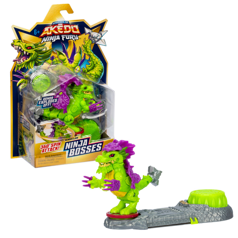 AKEDO NINJA FURY NINJA BOSSES - VENOM CLAW - Toyworld Frankston