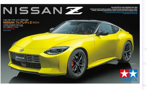 TAMIYA 1:24 NISSAN Z SPORTS CAR SERIES MODEL KIT