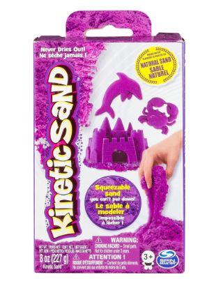 KINETIC SAND 8OZ BOX NEON PURPLE - Toyworld Frankston