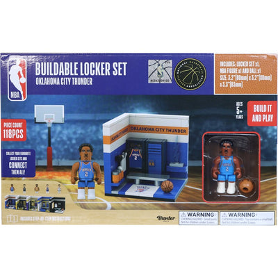 NBA BUILDABLE LOCKER SET - OKLAHOMA CITY THUNDER