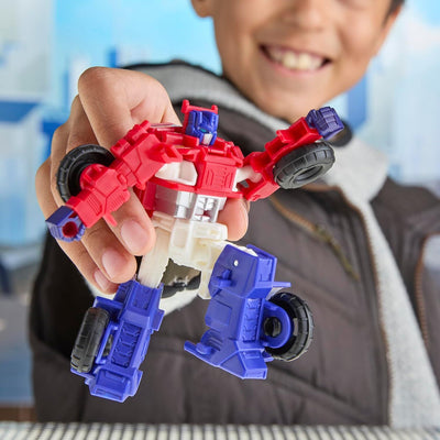 TRANSFORMERS CYBERWORLD CYBER CHANGERS - OPTIMUS PRIME - Toyworld Frankston