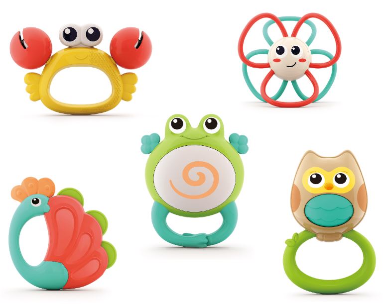 HOLA- ANIMAL ORCHESTRA RATTLE 5PC - Toyworld Frankston