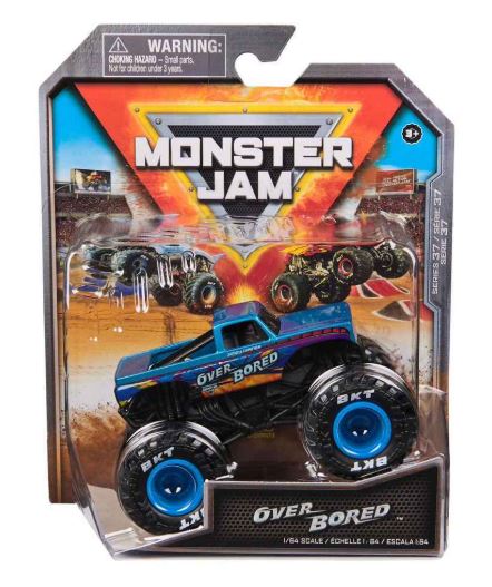 MONSTER JAM 1:64 DIE CAST SINGLE PACK - OVER BORED - Toyworld Frankston