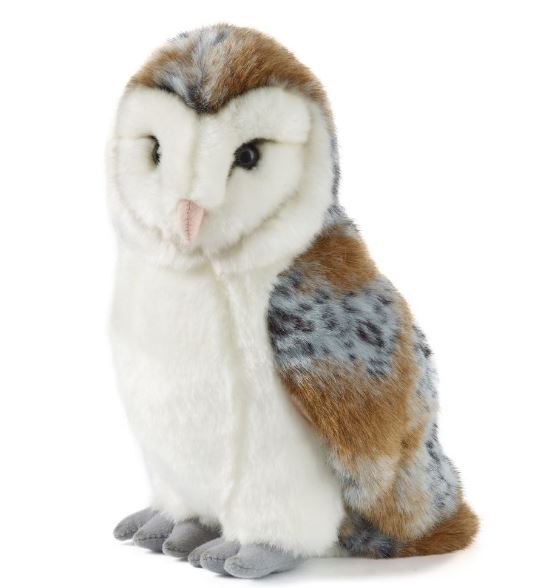 LIVING NATURE BARN OWL LARGE PLUSH - Toyworld Frankston