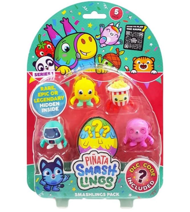 PINATA - SMASHLING 5 PACK FIGURES SERIES 1 ASSORTMENT - Toyworld Frankston