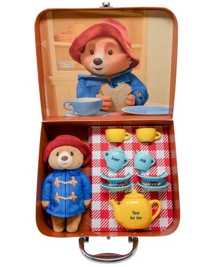 PADDINGTON BEAR - TV PADINGTON SOFT TOY AND TEA SET IN SUITCASE - Toyworld Frankston