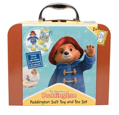 PADDINGTON BEAR - TV PADINGTON SOFT TOY AND TEA SET IN SUITCASE