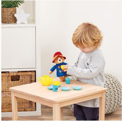 PADDINGTON BEAR - TV PADINGTON SOFT TOY AND TEA SET IN SUITCASE