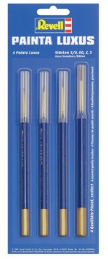 REVELL PAINTA LUXUS  MARTEN BRUSH SET 4 PACK - Toyworld Frankston